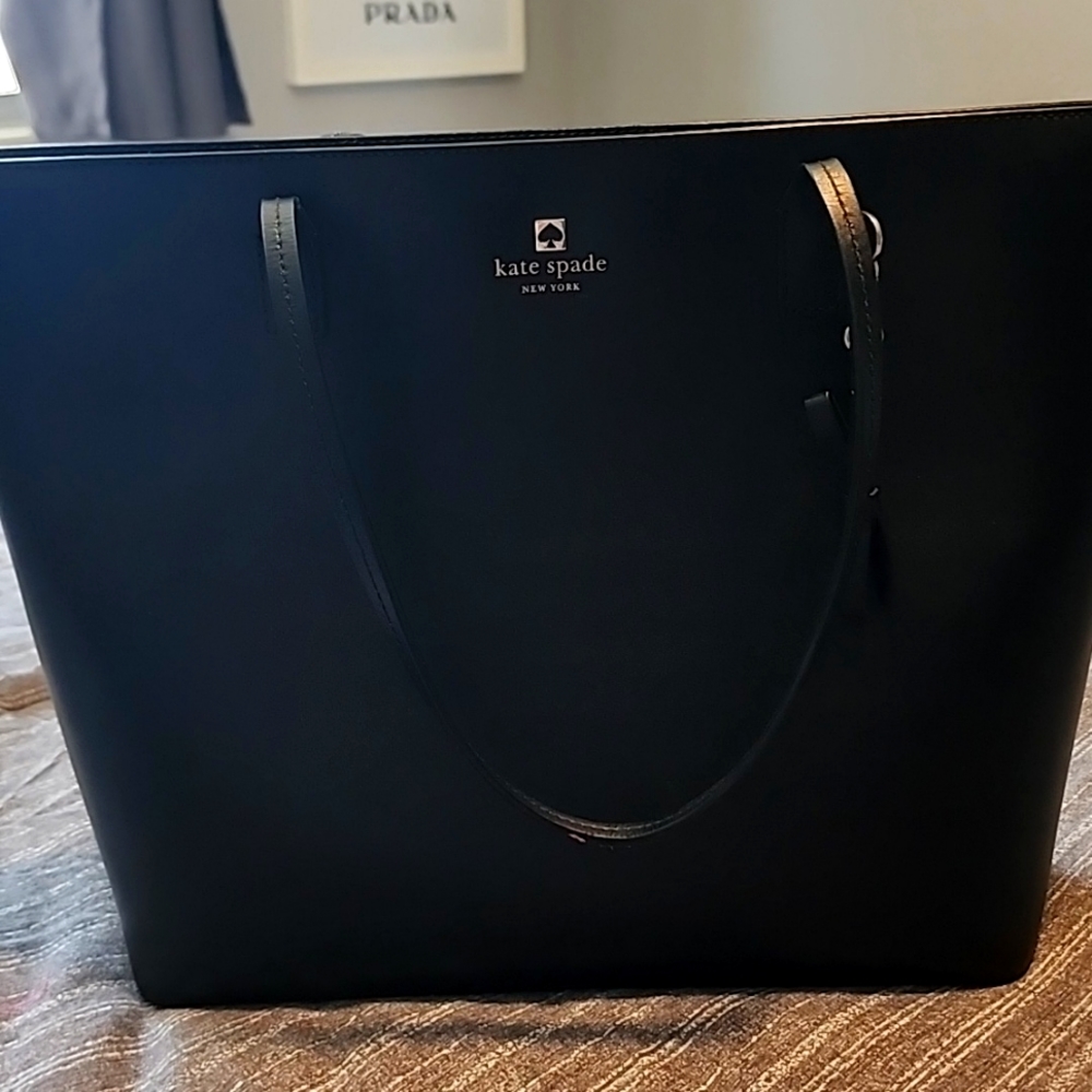 Kate Spade Black Sawyer Street Maxi Tote